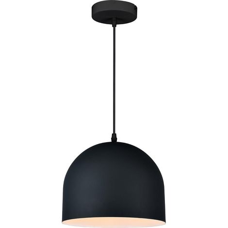 Deckenleuchte "Katilu" 240V E27 Ø 25 cm Schwarz (1/4)