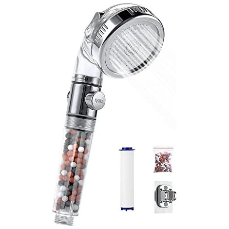 High Pressure Shower Head【3+2+1 modes】 Shower head can be disassembled, replaced and reused, With hand shower holder and three-stage filtration system (1/5)