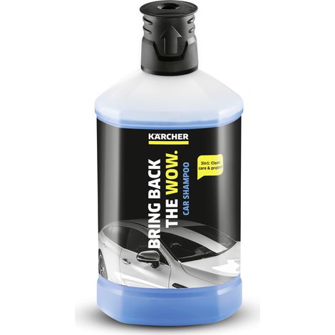 Karcher Détergent shampoing auto 3 en 1 - 1 litre pour nettoyeur haute pression K2 K3 K4 K5 K7