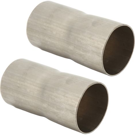 Raccord de tuyau d'échappement 2 pièces, adaptateur coude 1,75po ID vers 1,75po ID, connecteur tube à tube (1/5)