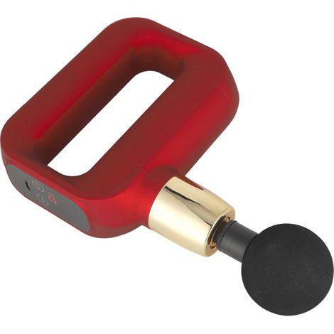 Mini masseur musculaire portable rechargeable par USB avec 4 têtes de massage pour la relaxation musculaire et le massage des fascias. (1/5)