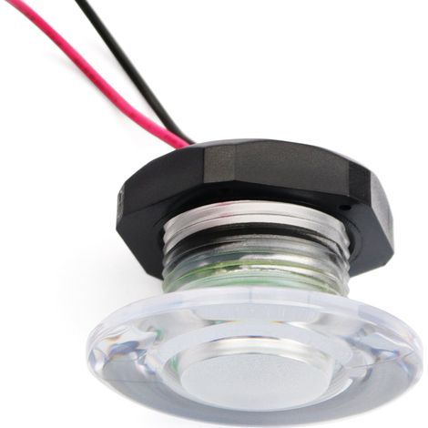Projecteur LED rond 12 V CC pour camping-cars et bateaux - Accessoires pour yachts et bateaux - LED bleue (1/4)