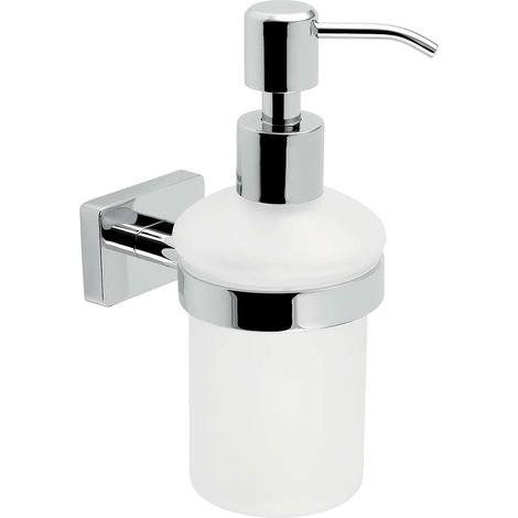 Novaservis Ferro Greta - Seifenspender mit Halter, Glas matt/Chrom AGR34