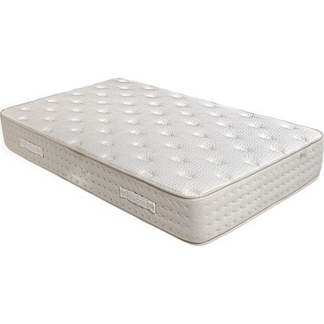 Matelas réversible MEKA 90x190 cm, en mousse haute densité, indépendance du couchage, ferme, face été/hiver, épaisseur 26 cm (1/5)