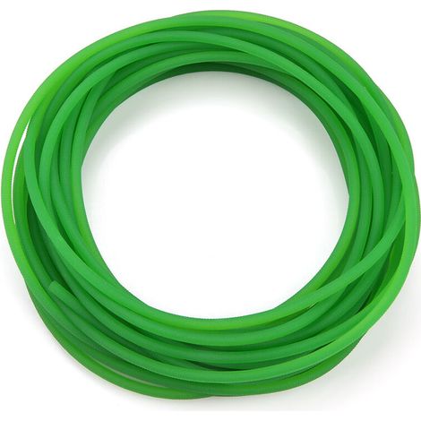 Cinghia di trasmissione in PU ad alte prestazioni, cinghia tonda in poliuretano per trasmissione, colore verde (4 mm x 10 m) (1/4)