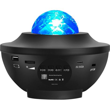 Filiyano – Projecteur de veilleuse ciel étoilé au plafond, pour chambre d'enfant ou d'adulte, décoration, anniversaire, noir (1/5)