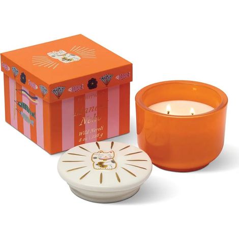 Candela Profumata in Vetro Charmed Wild Neroli 226g Arancione Paddywax