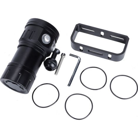 Torcia subacquea impermeabile IPX8 da 18000 lumen e 500 metri, ideale per campeggio e attività all'aperto (1/5)