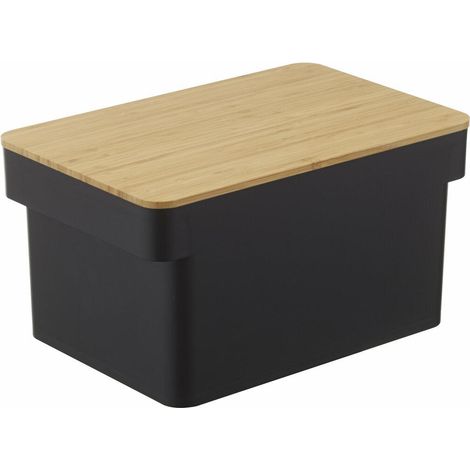 Yamazaki Tower Brotkasten schwarz, elegant und funktional