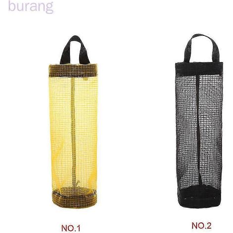 Porte-sacs mural, distributeur suspendu pour sacs en plastique, pour usage domestique et de cuisine (1/2)