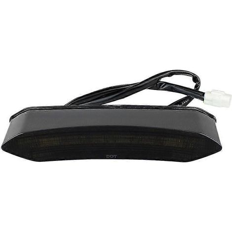 Rücklicht für Motorrad, Quad und Strandfahrrad, 12V LED-Rücklicht für 700 (2006–2018), schwarz