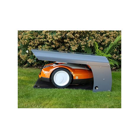 abri pour tondeuse robot protect. pour modèles de grande dimensions. ouverture à deux positions permettant un accès optimal au r