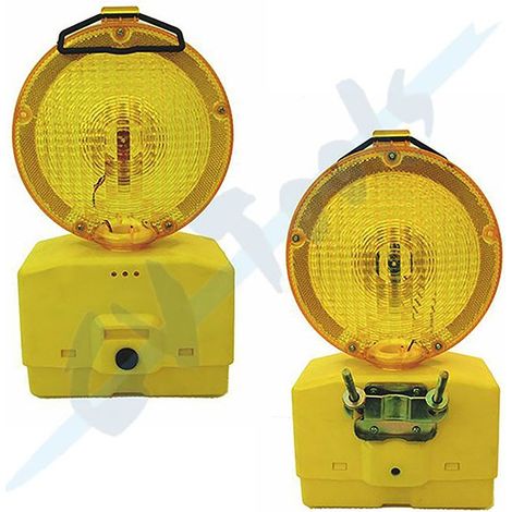 SEGNALATORE LUMINOSO LAMPEGGIANTE PER 2 BATTERIE