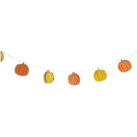 Décorations d'Halloween dkd home decor guirlande de citrouilles (1/3)