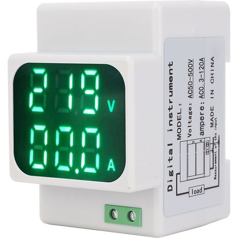 Digitales Kombinationsmessgerät für Wechselspannung und -strom 0,3-120 A, 0,56 Zoll HD-LED-Display, Multifunktions-Energiezähler. (1/5)