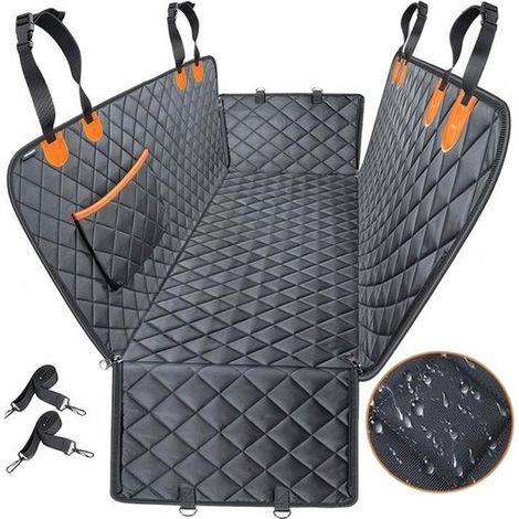 Manta para perros para el asiento trasero del coche,resistente a los arañazos e impermeable,manta universal para perros,135 × 145 cm (1/5)