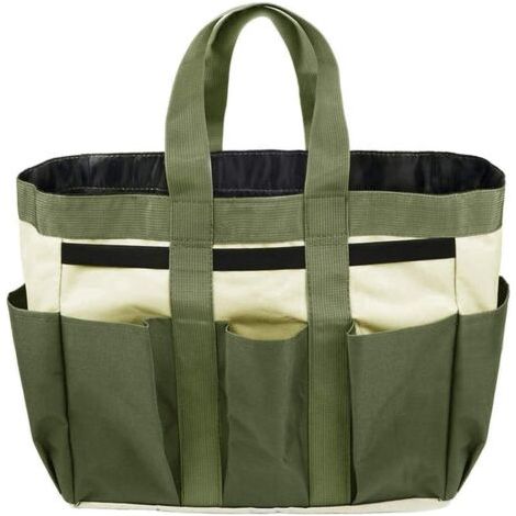 Sac à outils de jardin portable, Oxford Plant Tool Bag Multi Pocket Tool Organizer, (sans outils) (1/5)