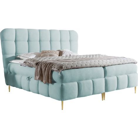Cama continental Musica, Freya 210.30, Continental, Doble, 140x200, Tapiz, Somieres, 164x208x122cm