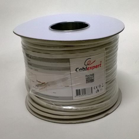 Gembird CAT6 UTP 100m networking cable U/UTP (UTP) Gray
