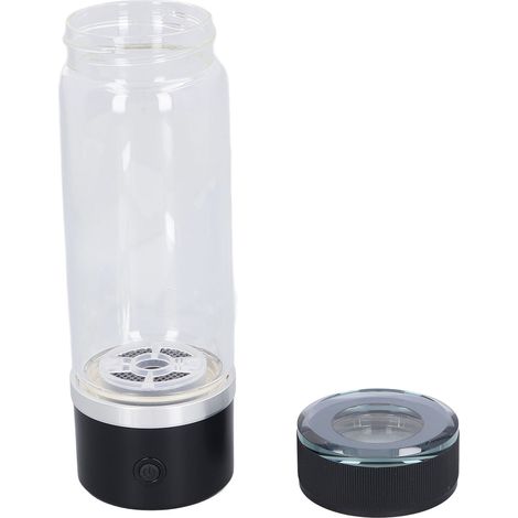 Bouteille d'eau hydrogénée 330ml, ioniseur portable générateur d'hydrogène, gobelet santé 1200-1400ppb pour voyage (1/5)