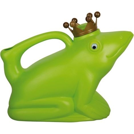 Annaffiatoio per bambini a forma di rana verde, 1,7 l