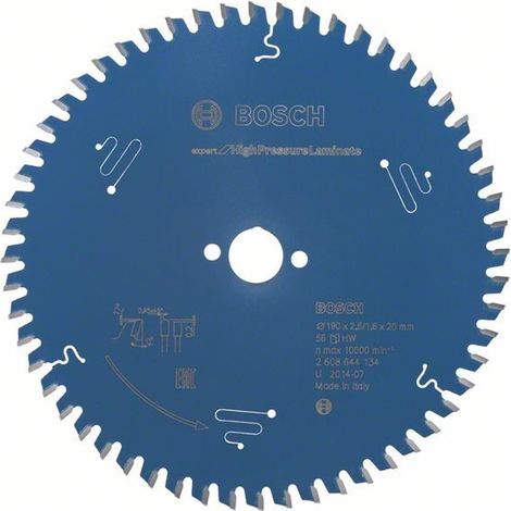 Bosch Kreissägeblatt Expert for High Pressure Laminate, 190 x 20 x 2,6 mm, 56 Zähne (1/5)