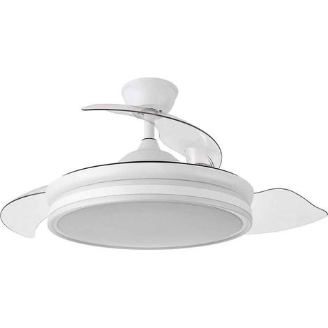 Ventilador DC Bayomo 59 W blanco 4 aspas desplegables 6980 lm 91 cm 3CCT mando (1/5)