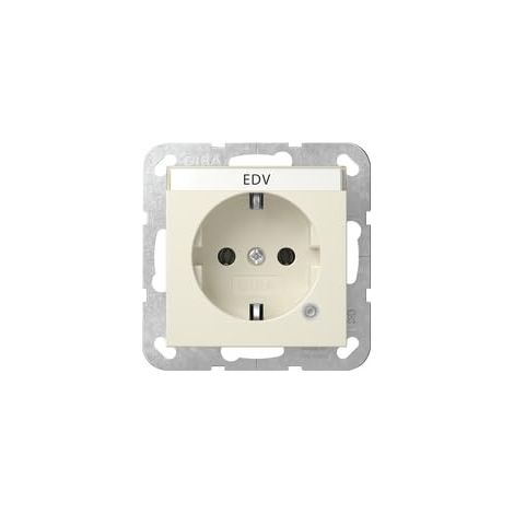 GIRA 445203 SCHUKO-STECKDOSE KONTROLLLEUCHTE + BSF SYSTEM, WEISS