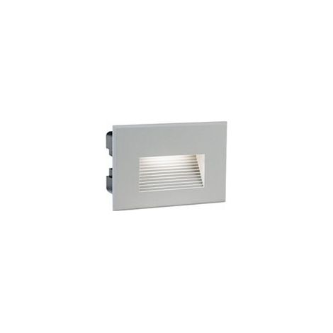 Lampe encastrée en aluminium moulé avec diffuseur en verre satiné - 3W, 300 lumens, 4000°K aluminium (1/4)