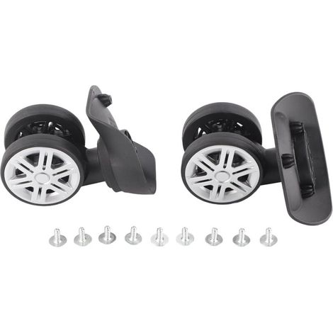 Luggage Trunk Wheels, Travel Box Wheels, Silent Replacement Wheels for Luggage Trunks, 360 Degree Rotation, Double Row Swivel Casters (1/5)
