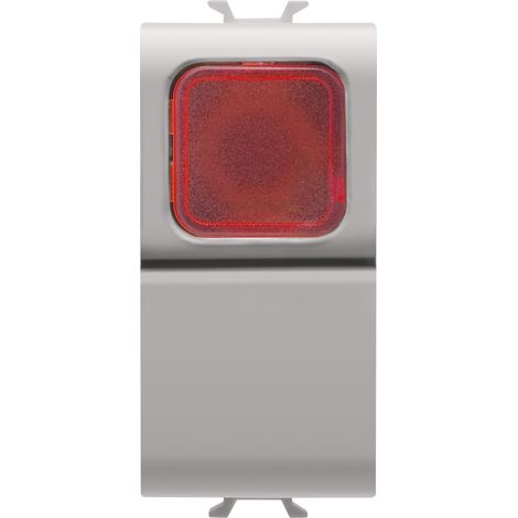 B-P 1M 1P NO 16A VOYANT ROUGE BEIGE GEWISS GW13143
