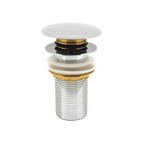 PILETTA CLICK-CLACK LAVABO  FANCY MATT CON TROPPO PIENO- Bianco Opaco- DH- pezzi 1