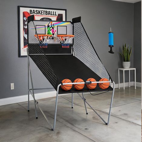 Panneau de basket arcade pliable double panier avec compteur (1/5)