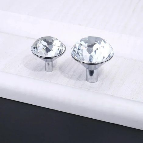 Poignée de traction en cristal diamant pour étagère à chaussures (1/2)