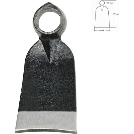 Houe Forgée Sans Manche 343/400 Grammes (1/2)