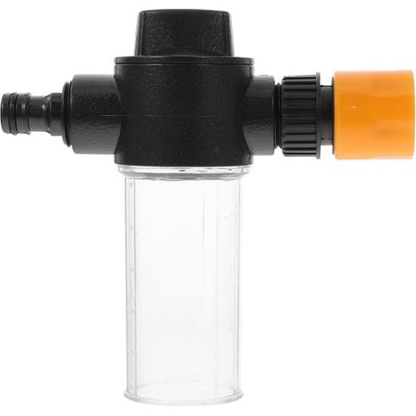 Set da 3 pezzi: ugello per tubo da giardino, flacone per schiuma, dispenser per detergente per autolavaggio, ugello ad alta pressione per auto, idropulitrice per autolavaggio (1/5)