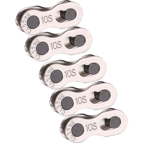 5 Paires de Maillon Rapide de Chaîne de Vélo Résistant pour 8/9/10 Vitesses (1/5)