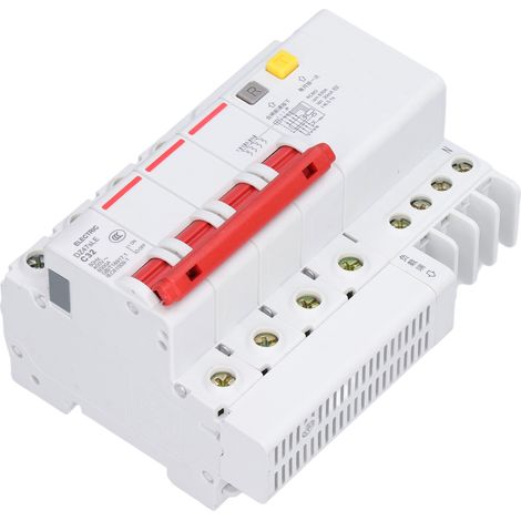 Disjoncteur miniature C32 4P+N avec protection contre les fuites de courant pour la transformation des réseaux ruraux 400 V (1/5)