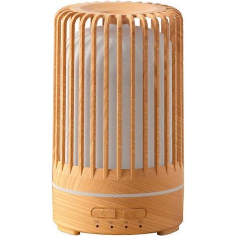 Diffuseur d'huiles essentielles ultrasonique 150 ml en forme de cage à oiseaux, humidificateur d'air, diffuseur de parfum et d'arômes électrique pour la maison et la chambre B (1/5)