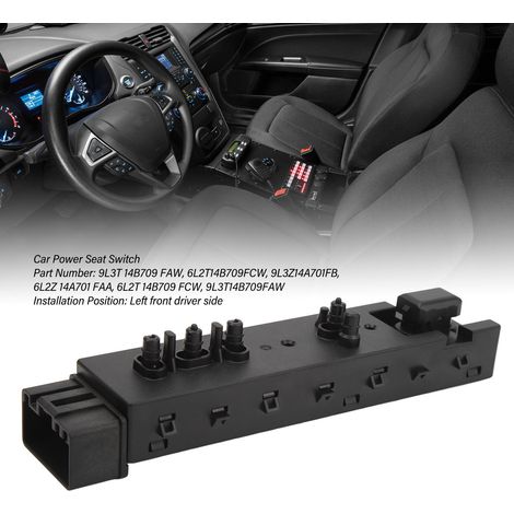 10-Wege-Sitzverstellschalter 9L3Z14A701FB mit 12 Pins für Ford Flex 2009-2019 (1/5)