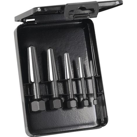Rennsteig – Jeu d'extracteurs de vis 5 pièces M5-M20 – Pour extraction de goujons cassés – Utilisation pour vis à droite et à gauche