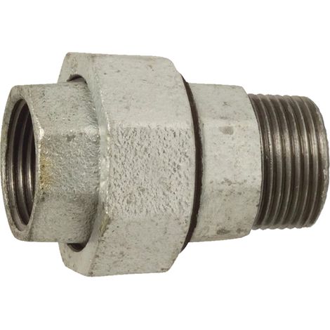 Conexión de hierro fundido, niple galvanizado, 3/4 de pulgada GZ GW