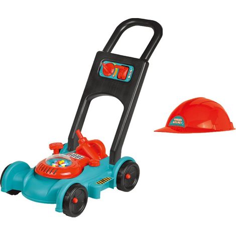 Rasenmäher Strend Pro, Kinder, mit Helm und Kanister