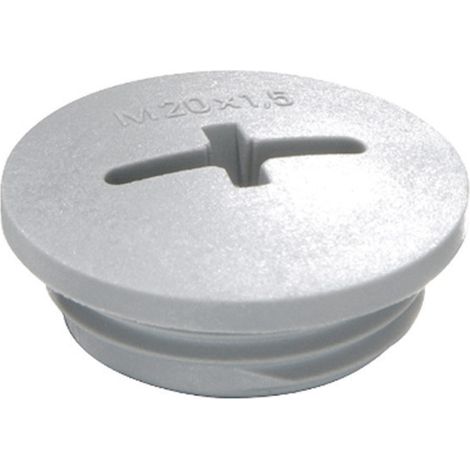 Wiska 10062514 EVSG M12 RAL 7001 Verschlussschraube  M12    Polyamid Silber-Grau (RAL 7001) 1 St.