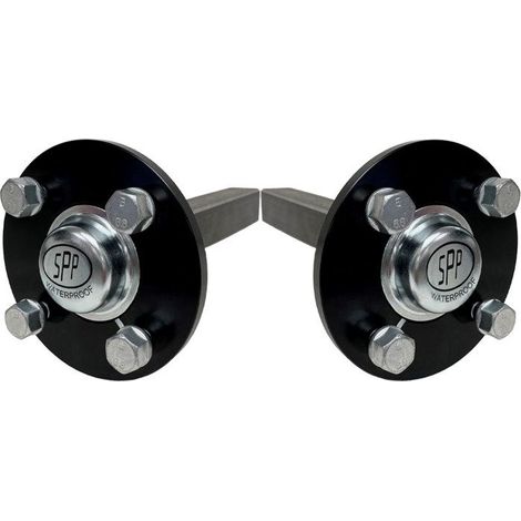 Mozzi e razze per quad - set di 2 - 4 bulloni - 100 mm PCD - 35x35 mm
