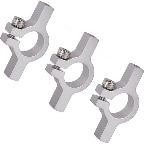 Support de tige de serrage 3 pièces, guide de rail de mouvement linéaire 2 côtés 1 colonne, équipement mécanique 3402‑0043‑0014 (1/5)