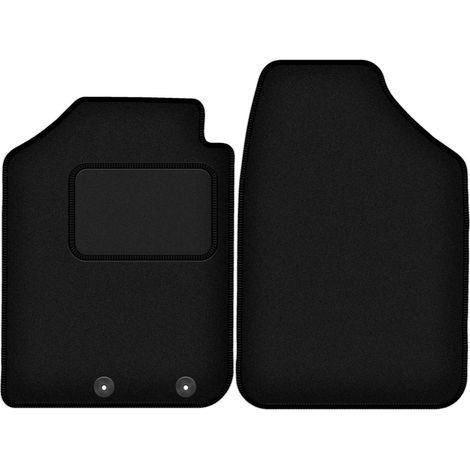 Alfombrillas delanteras negras para: Dacia Spring hatchback (2021-)