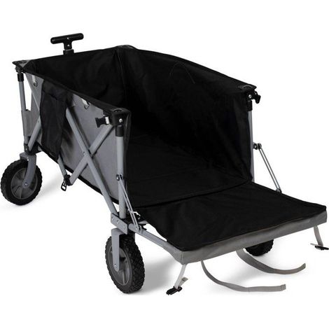 Carrito plegable KAMPA DOMETIC Earthease de 4 ruedas con barandilla trasera gris claro (1/5)