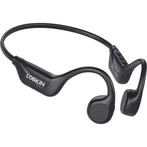 Cuffie a conduzione ossea, auricolari aperti a conduzione ossea impermeabili IPX5, Bluetooth 5.4, cuffie wireless a conduzione ossea per fitness, ciclismo, corsa, 10 ore di autonomia. (1/5)