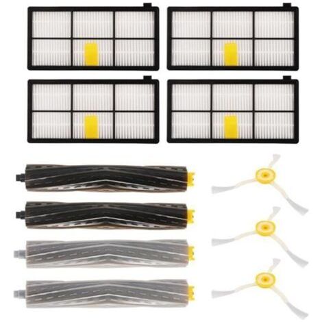 12PCS Accessoire iRobot Kit de Remplacement Accessoires pour iRobot Roomba 800-900 Series, 880-860-870-871-980-990 Robots (1/4)